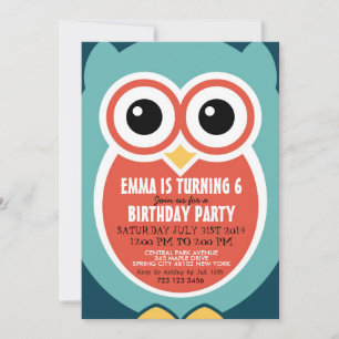 Carte d'invitation pour les enfants