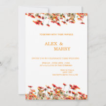 Carte d'invitation pour mariage anniversaire baby