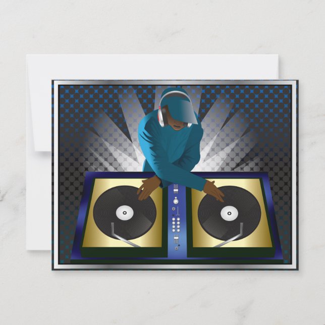 Carte d'invitation pour soirée surprise Bacheloret (Devant)