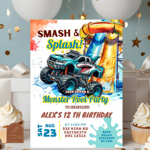Carte d'invitation pour une fête d'anniversaire Mo