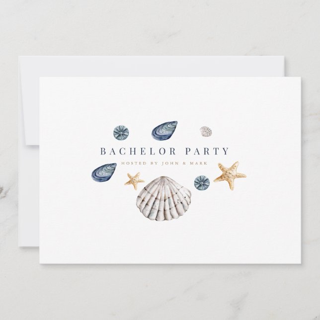 Carte d'invitation pour une fête de célibataire su (Devant)