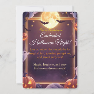 Carte d'invitation pour une soirée enchantée d'Hal