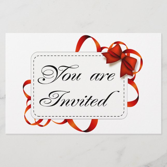 Carte d'invitation >> Vous êtes invité (Devant)