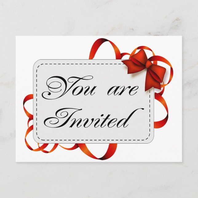 Carte d'invitation >> Vous êtes invité (Devant)