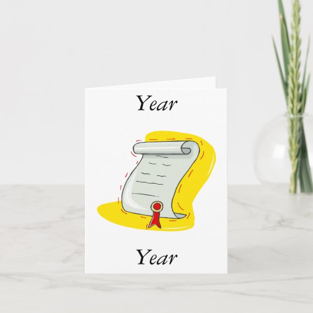 Carte Diplôme (Devant)