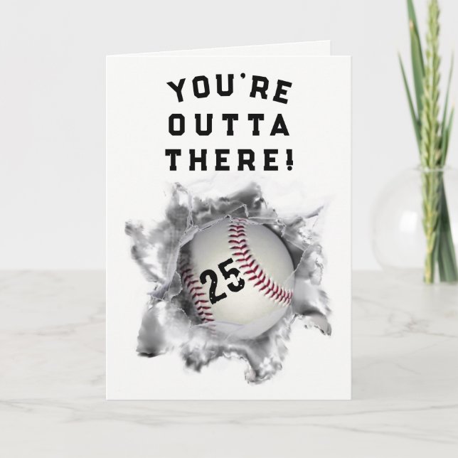 Carte Diplôme de baseball 2024 (Devant)