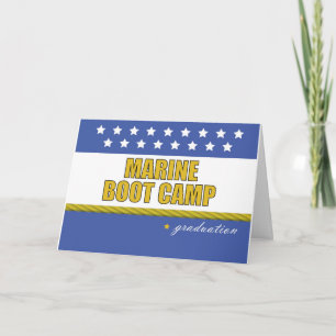 Carte Diplôme de camp de départ en mer