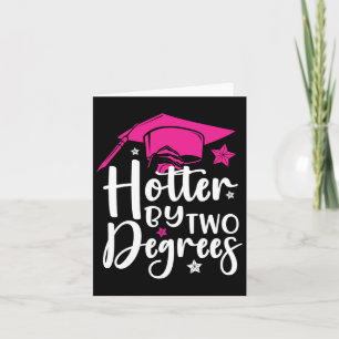 Carte Diplôme de deux degrés Hotter 2025 Diplôme Collège