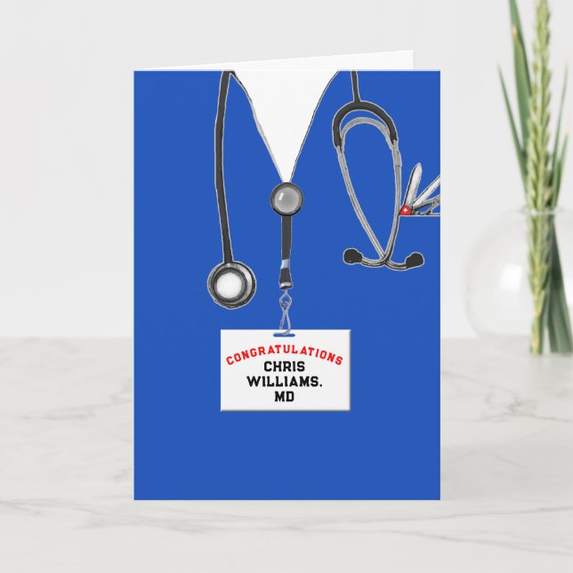Carte Diplôme de doctorat Médicale (Devant)