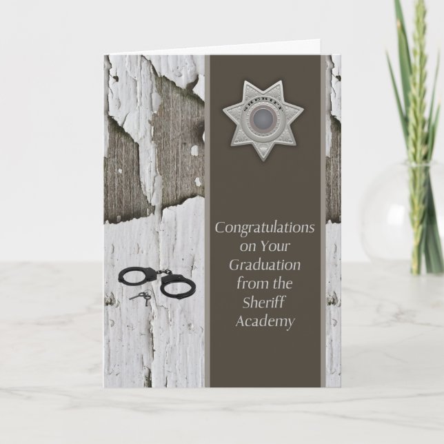 Carte Diplôme de l'Académie Sheriff (Devant)