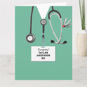 Carte Diplôme de l'école de médecine de docteur