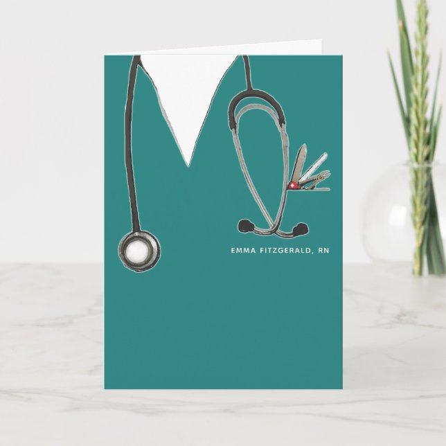 Carte Diplôme de l'école de soins infirmiers (Devant)