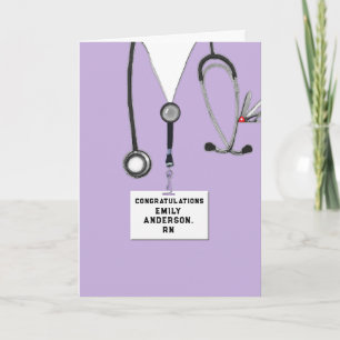 Carte Diplôme de l'école de soins infirmiers