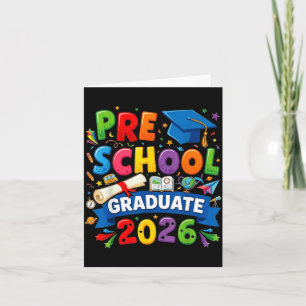 Carte Diplômé de maternelle 2026 pré-maternelle diplômé