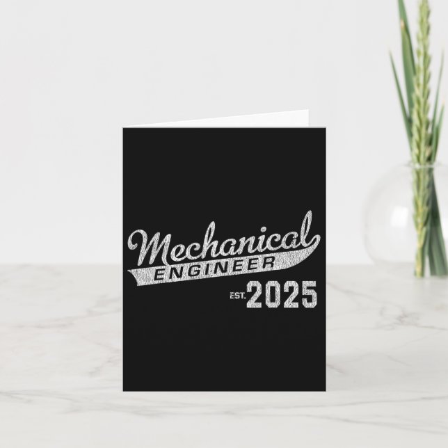 Carte Diplôme de mécanicien 2025 (Devant)