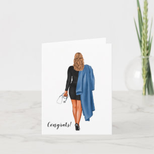 Carte Diplôme de soins infirmiers chic personnalisé (Che