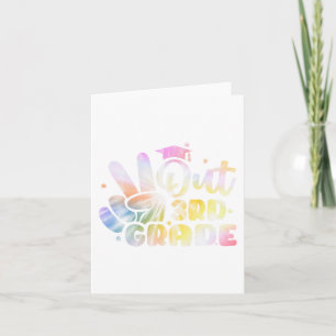 Carte Diplôme De Teinture De Niveau Dernier Jour De L'Éc