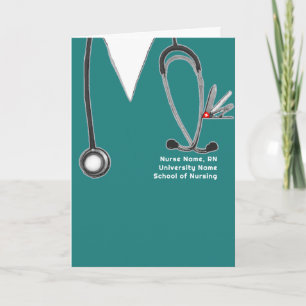 Carte Diplôme d'une école de soins infirmiers personnali