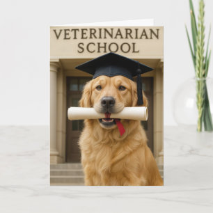 Carte Diplômé en chien de l'école vétérinaire