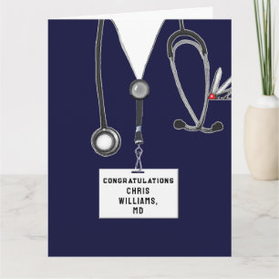 Carte Diplôme Médicale personnalisé