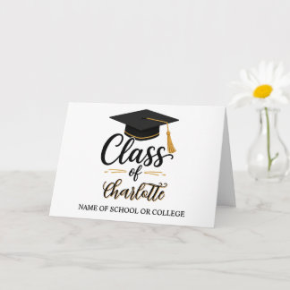 Carte Diplôme Personnalisé – Félicitations au Lauréat No