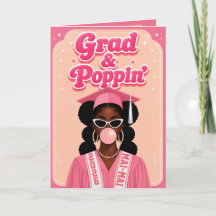 Diplômée & Bulles de Chewing-Gum Rose Tendances de