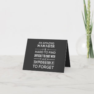 Carte Directeur, Cadeau pour directeur, un directeur vra