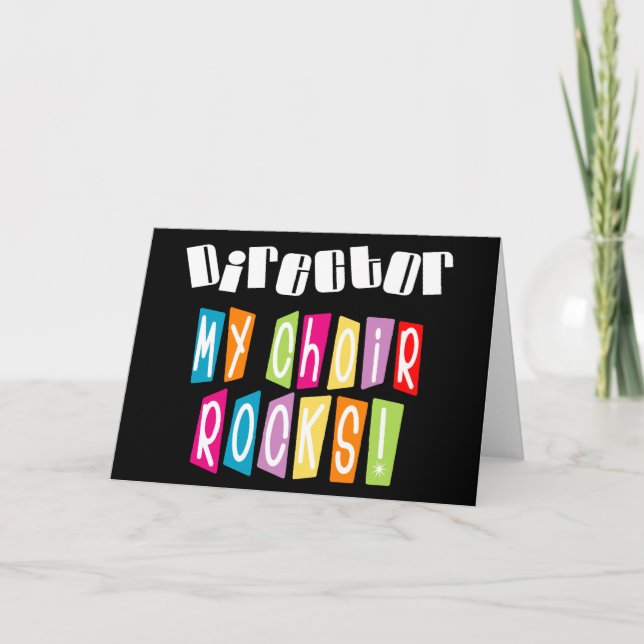 Carte Directeur Choir Rocks (Devant)