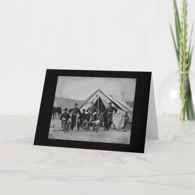 Carte Dirigeants à Gettysburg 1863 (Devant)