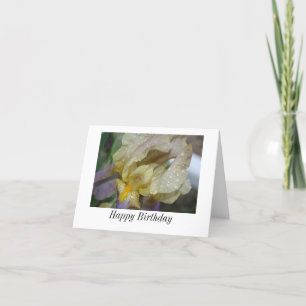 Carte d'iris de joyeux anniversaire