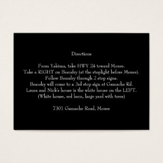 Carte Dirty 30 Trente Direction