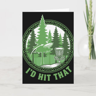 Carte Disc Golf Basket Flying Disc Id Hit That Funny 