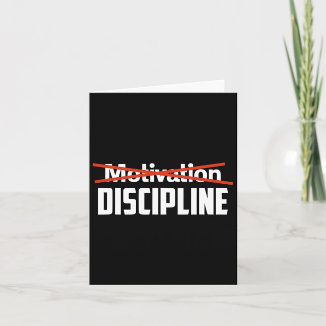 Carte Discipline sur la motivation Sigma Grindset Résist (Devant)