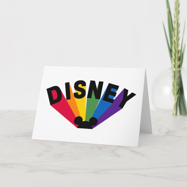 Carte Disney Rainbow Starburst (Devant)