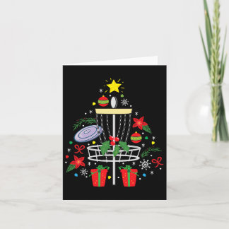 Carte Disque Golf Frisbee Arbre de Noël Arbre de Noël Fu