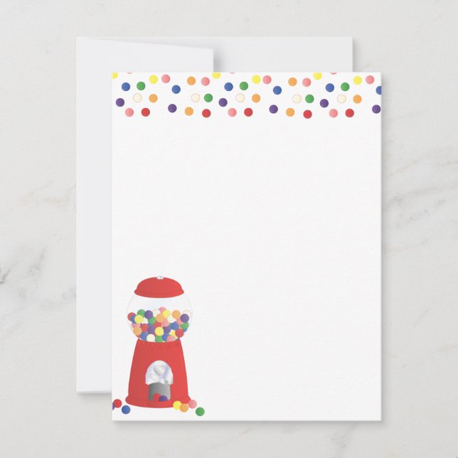 Carte Distributeur de bonbons (Devant)