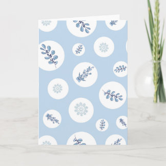 Carte Ditsy Snowflake pattern backgrounds textures
