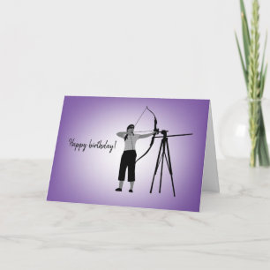 Carte Diversité Designs Girl Blind Archer Card
