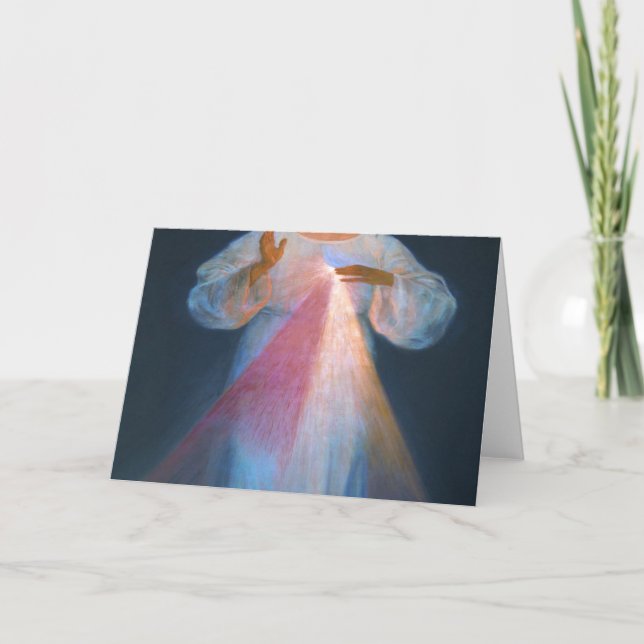 Carte Divine Mercy Original De Kazimirowski (Devant)
