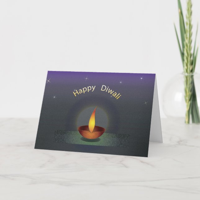 Carte Diwali Trois textes redu (Devant)