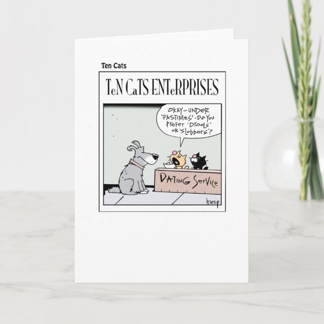 Carte DIX CATS - Dix Cats Entreprises (Devant)