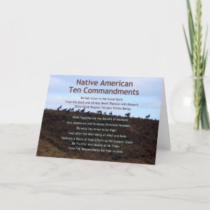 Carte Dix commandements