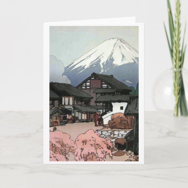 Carte Dix vues de Fuji, Funatsu, Yoshida (Devant)