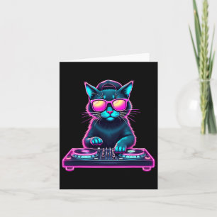 Carte Dj House Chat Rainbow Dj Chat Kitty