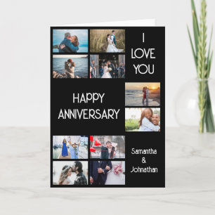 Carte do-it-yourself 10 photo anniversaire mariage simpl