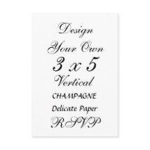 do-it-yourself 3 x 5 CHAMPAGNE Papier délicat