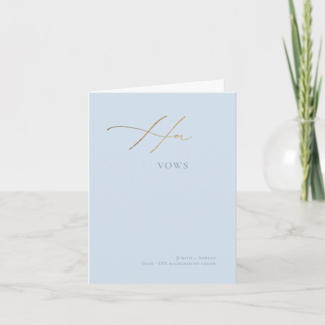 Carte do-it-yourself Couleurs Élégante Luxe Calligraphie (Devant)