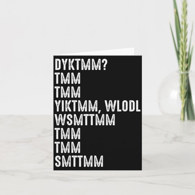 Carte Do You Know The Muffin Man Dyktmm Funny Quote  (Devant)