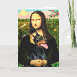 Carte Doberman 1 - Mona Lisa