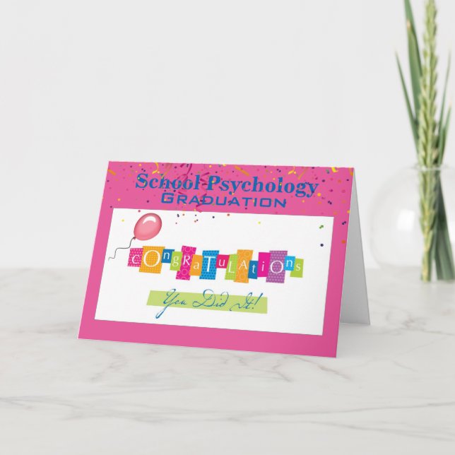 Carte d'obtention du diplôme de psychologie (Devant)